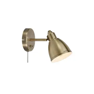 Produktfoto för Story - Wall lamp Antique Brass