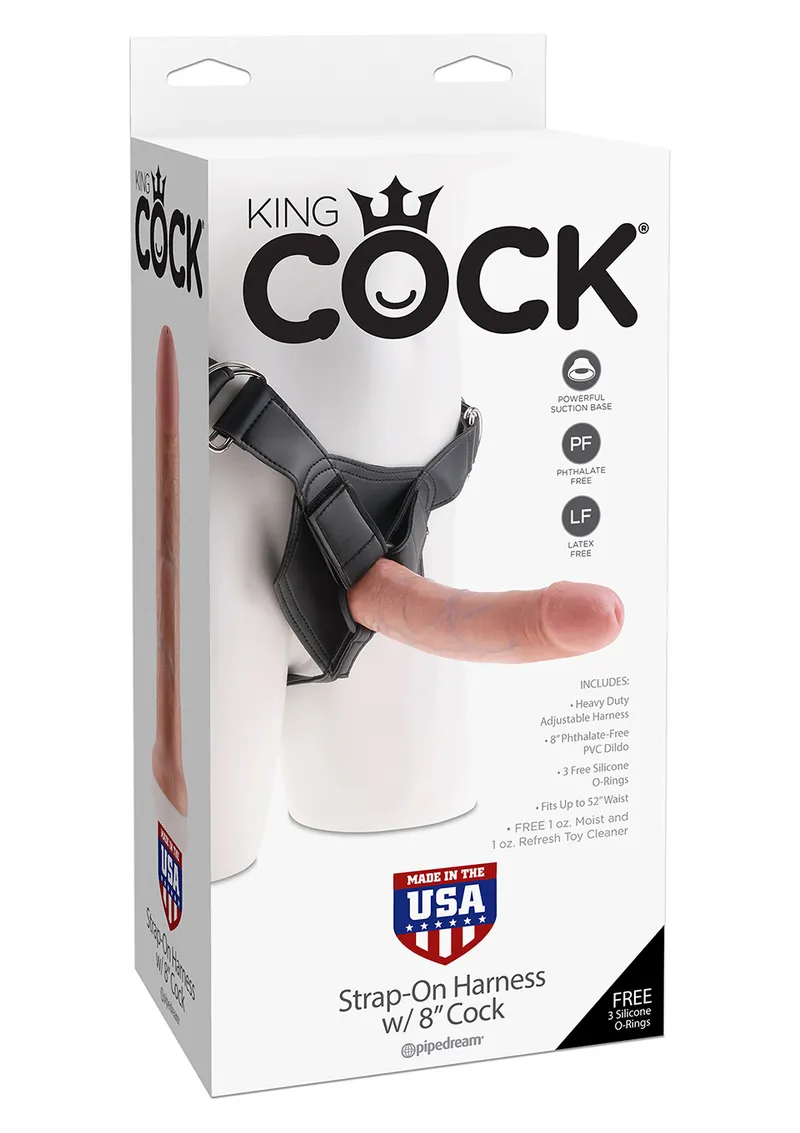 Bild 2 för Strap-on Harness with 20.3 cm Cock