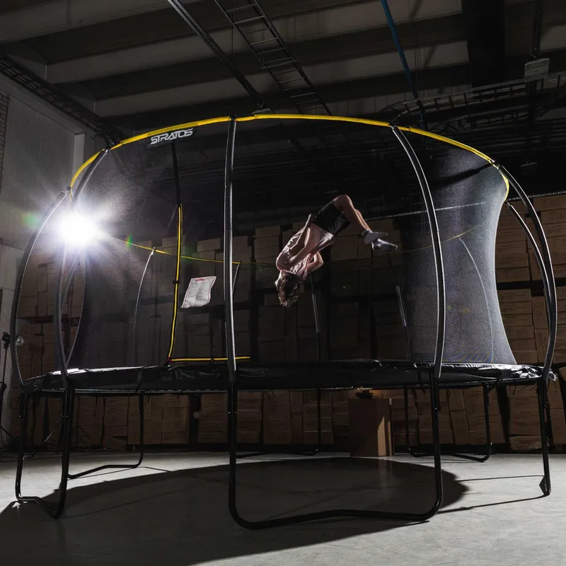 Bild 2 för Stratos studsmatta 3,66m med skyddsnät