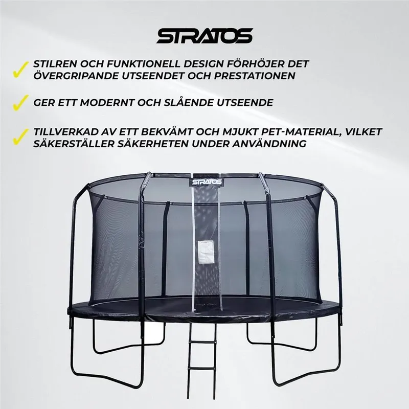 Bild 2 för Stratos Studsmatta 488cm Premium Black Line