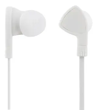 Produktfoto för STREETZ In-Ear Hörlurar med Mikrofon, 3.5mm - Vit