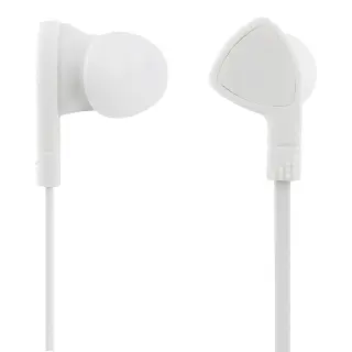 Produktfoto för STREETZ In-Ear Hörlurar med Mikrofon, 3.5mm - Vit