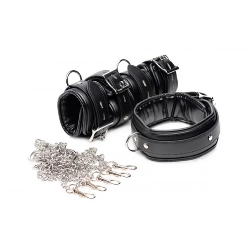 Bild 2 för Strict Slave Bondage Shackle Set