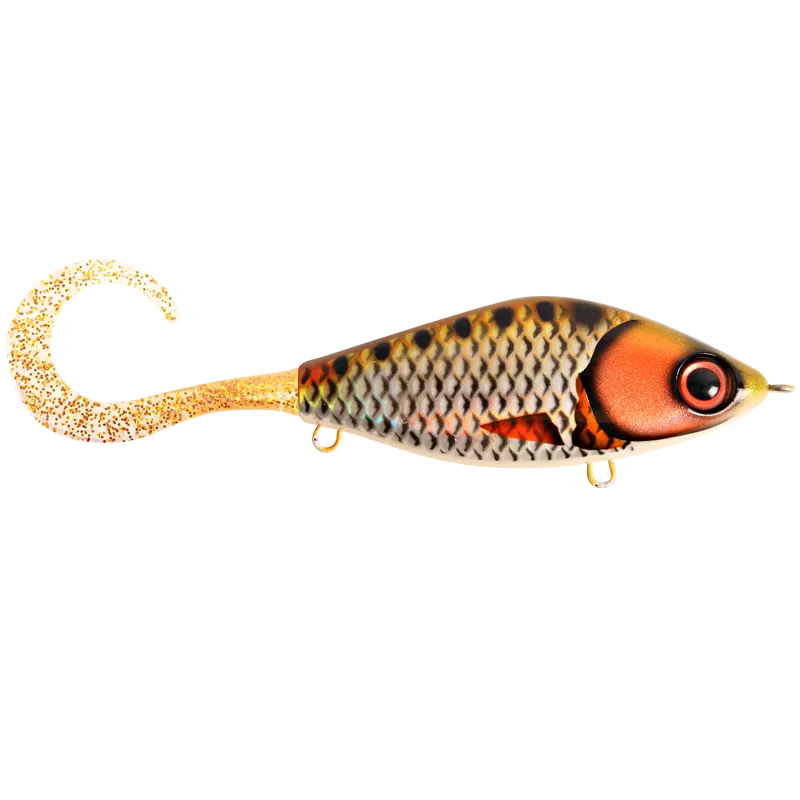 Bild 1 för Strike Pro Guppie jerk Golden Ridgenback Gold Glitter