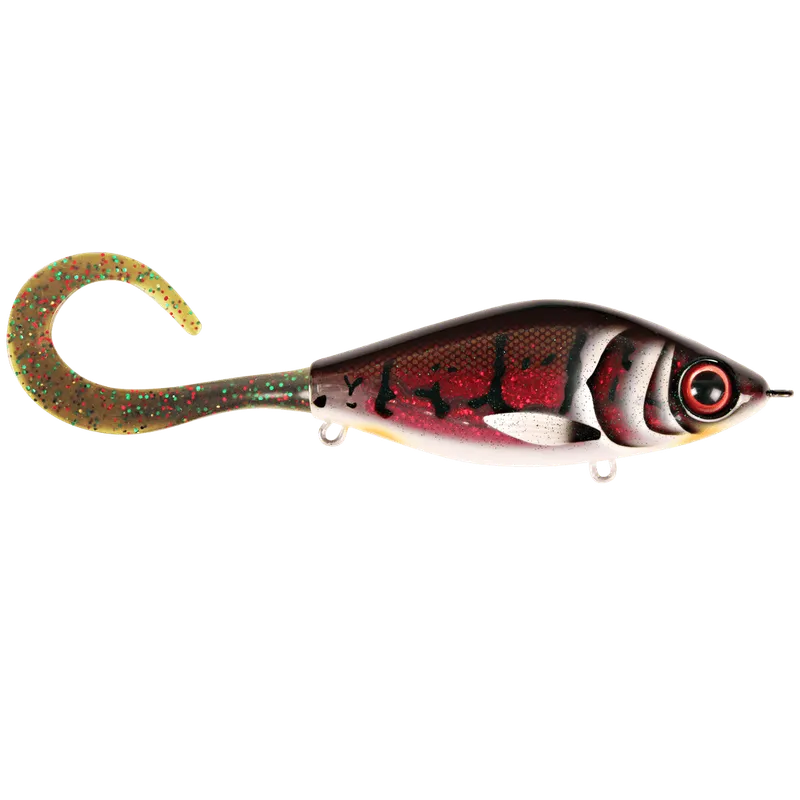 Bild 1 för Strike Pro Guppie jerkbait Demon Bass - Mossgreen Glitter
