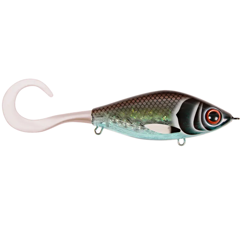Bild 1 för Strike Pro Guppie jerkbait Midnight Shiner - Pearl White