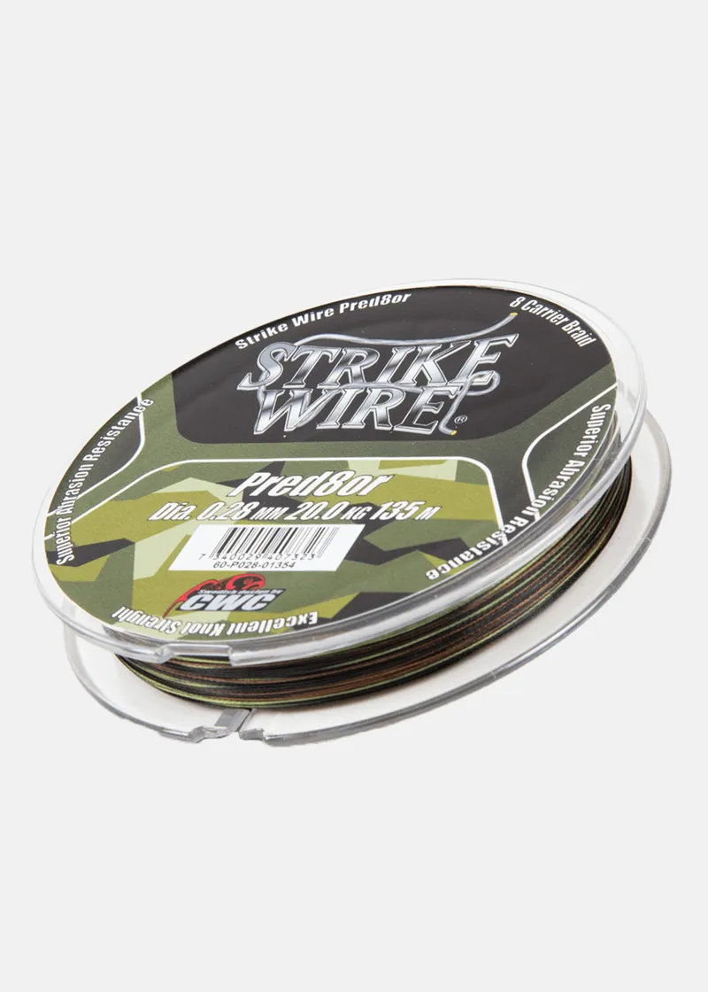 Bild 1 för Strike Wire Pred8or X8 - 0,28mm/20kg - 135m - Camo