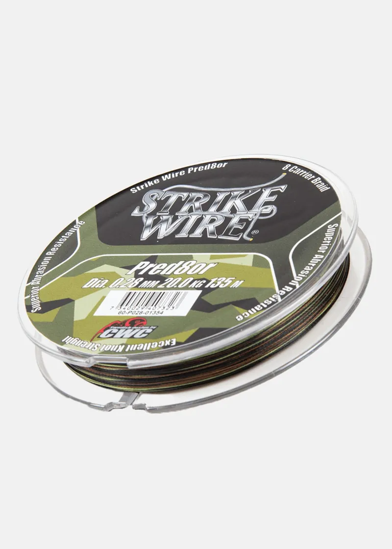 Bild 2 för Strike Wire Pred8or X8 - 0,28mm/20kg - 135m - Camo
