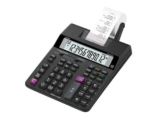 Produktfoto för Strimmelregner Casio HR-200RCE Euro m/stort 12 cifret display