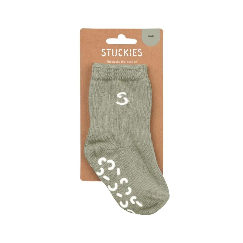 Bild 2 för Stuckies STUCKIES strumpor 10/15 0-6 mån Utan anti-slip Sage