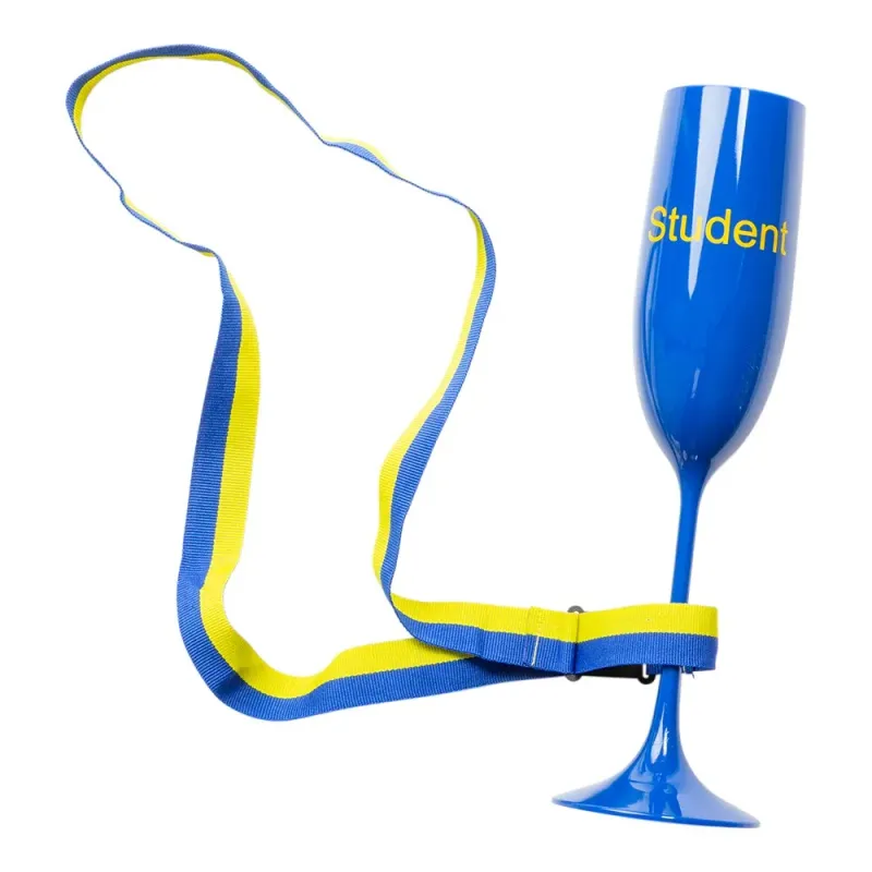 Bild 1 för Student Champagneglas Blått