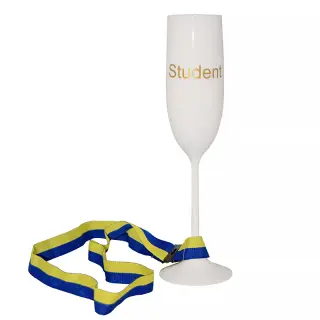Produktfoto för Student Champagneglas Med Band