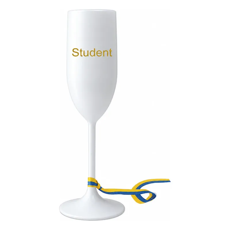 Bild 2 för Student Champagneglas Med Band