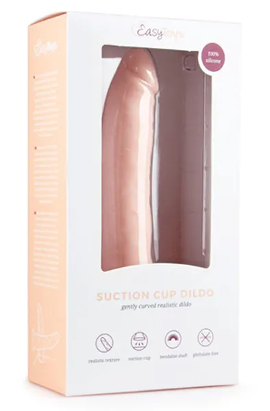 Bild 2 för SUCTION CUP DILDO FLESH - EASY TOYS