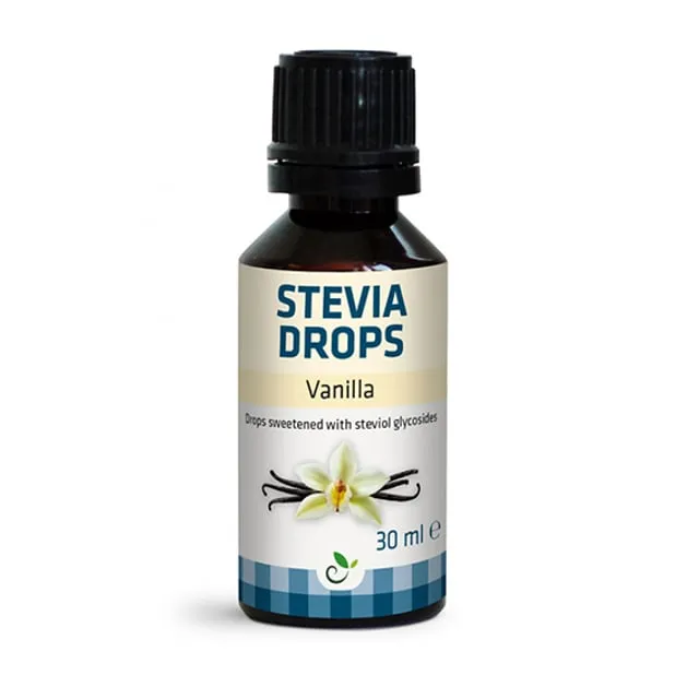 Alternativ bild 0 för Sukrin Stevia Drops Vanilla 30 ml