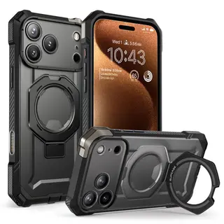 Produktfoto för Supcase iPhone 17 Pro Max Mobilskal Magsafe Kickstand UB Grip - Svart