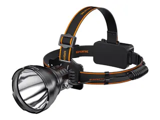 Produktfoto för Superfire HL60 - Huvudficklampa - LED-glödlampa - 36 W - vitt ljus - svart