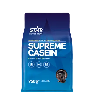 Produktfoto för Supreme Casein, 750 g, Double Rich Chocolate