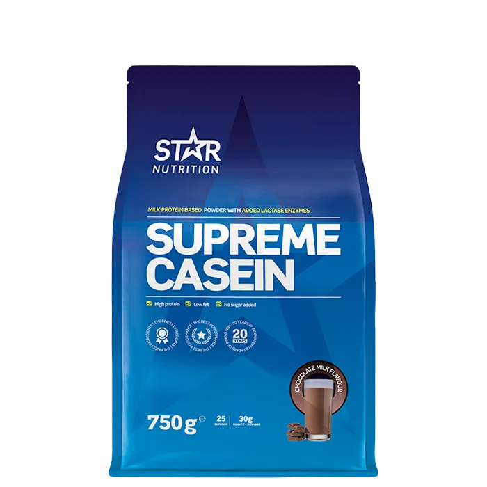 Alternativ bild 0 för Supreme Casein, 750 g, Strawberry Milkshake