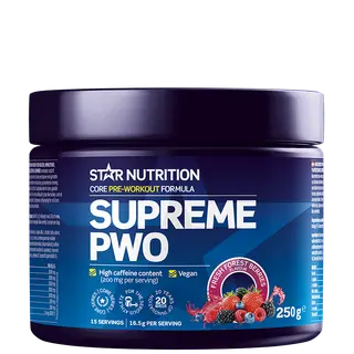Produktfoto för Supreme PWO, 250 g, Fresh Forest Berry