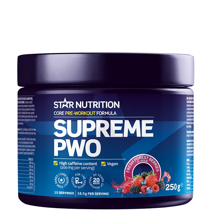 Alternativ bild 0 för Supreme PWO, 250 g, Fresh Forest Berry