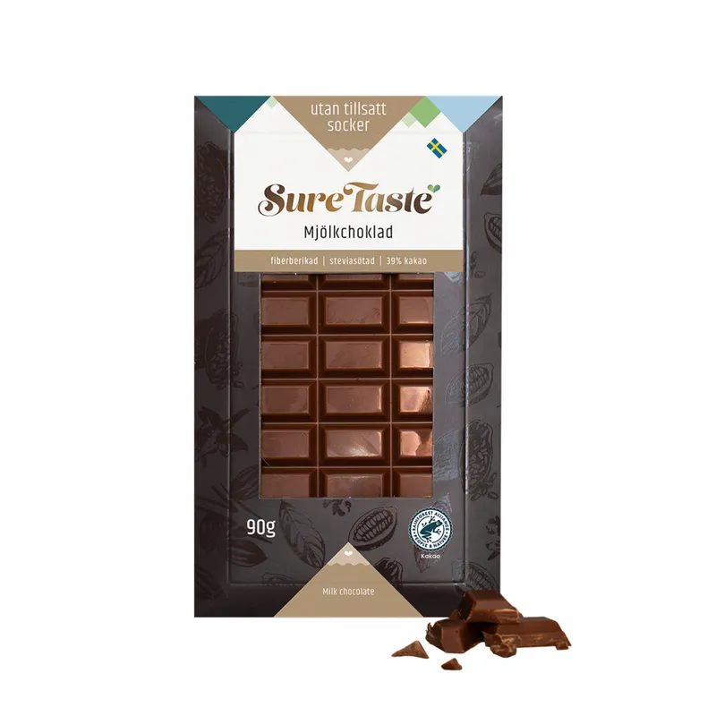 Bild 2 för Sure Taste Chokladkaka Mjölkchoklad 90 g