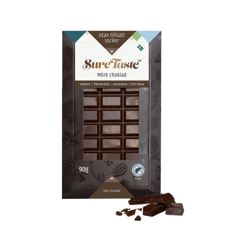 Bild 1 för Sure Taste Chokladkaka Mörk Choklad 90 g
