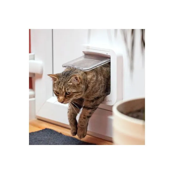 Bild 2 för Sureflap Pet lucka XL för microchip WHITE, för katt eller liten hund