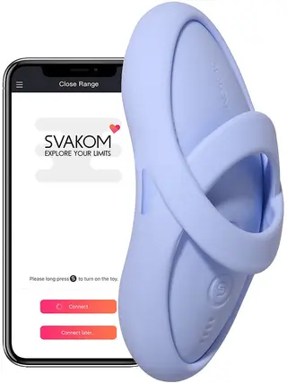 Produktfoto för Svakom: Echo 2, Flexible Finger Vibrator, blå