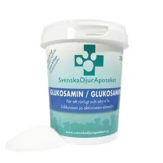 Produktfoto för Svenska Djurapoteket Glukosamin (120 g)