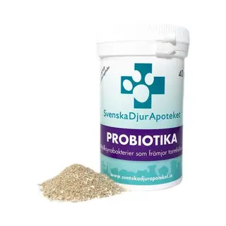 Produktfoto för Svenska Djurapoteket Probiotika (40 g)