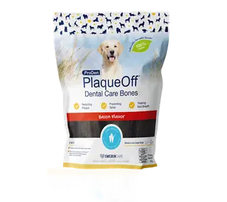 Produktfoto för Swedencare PlaqueOff Dental Bones Bacon 13 st