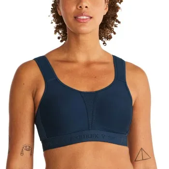Alternativ bild 0 för Swegmark BH Kimberly Iconic Moulded Cups Sports Bra Marin polyamid D 75 Dam