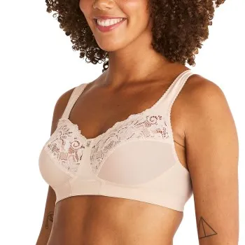 Alternativ bild 0 för Swegmark BH Support Soft Bra Beige E 90 Dam