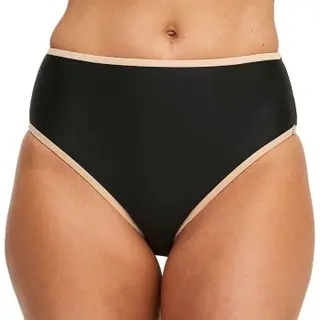 Produktfoto för Swegmark Cuba Maxi Bikini Briefs Svart m Beige 40 Dam