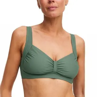 Produktfoto för Swegmark Malta Excellent Bikini Bra Oliv D/E 100 Dam