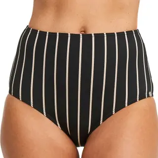 Produktfoto för Swegmark Portofino High Waist Bikini Briefs Svart randig 46 Dam