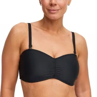 Produktfoto för Swegmark Rio Bandeau Bikini Bra Padded Cups Svart D 75 Dam