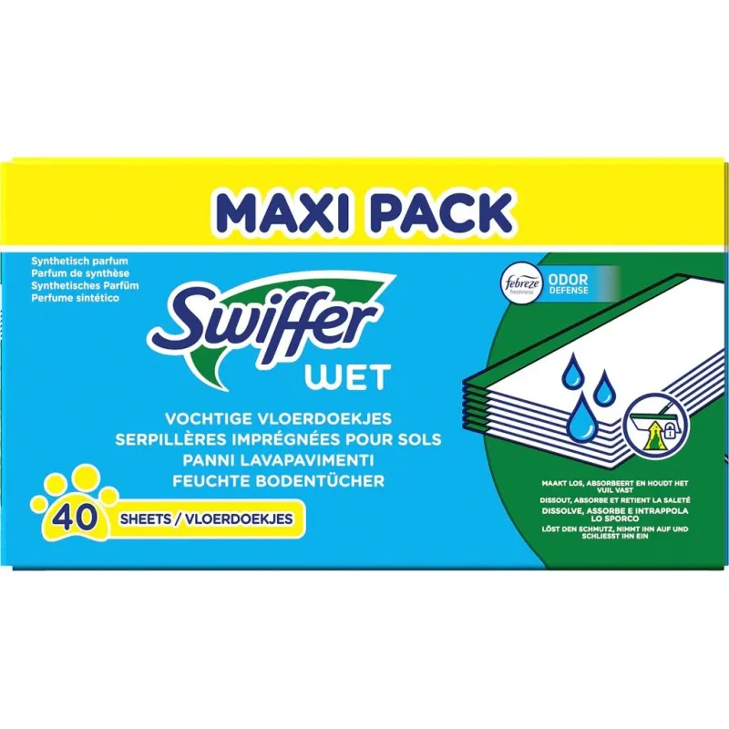 Alternativ bild 0 för Swiffer Wet Pet 40 pcs
