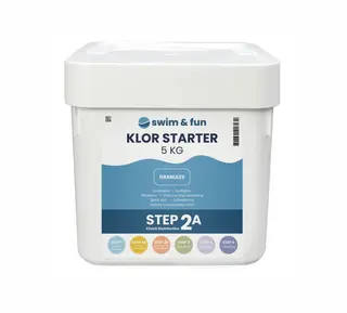 Produktfoto för Swim & Fun Klor Starter Fast Dissolving Granules 5 kg