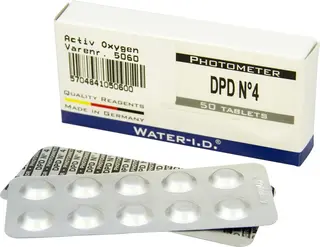Produktfoto för Swim & Fun Pool Lab Refill DPD No. 4 Aktivt ilt 50 pcs