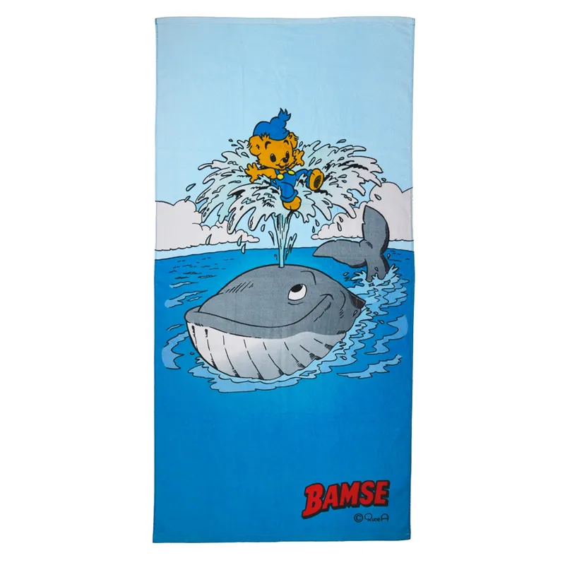 Bild 2 för Swimpy Bamse Badhandduk Val