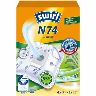 Produktfoto för Swirl Dammsugarpåsar N74   OBS 3X4ST   3ST DFP