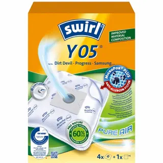 Produktfoto för Swirl Dammsugarpåsar Y05 4ST (OBS 3ST DFP)