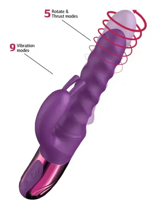 Produktfoto för Swirl Rabbit Vibrator
