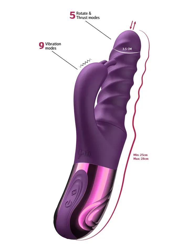 Bild 2 för Swirl Rabbit Vibrator
