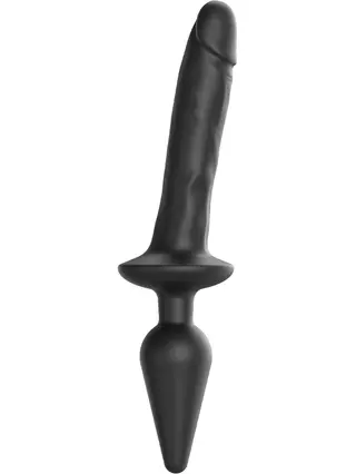 Produktfoto för SWITCH PLUG-IN REALISTIC DILDO BLACK - L