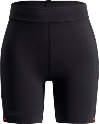 Produktfoto för Swix Distance Tights 6-inch W Dam Svart M | Löpartights