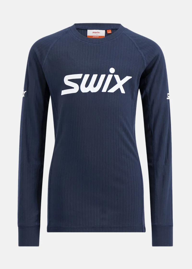 Bild 1 för Swix Racex Classic Long Sleeve Jr Dark Navy/Bright White