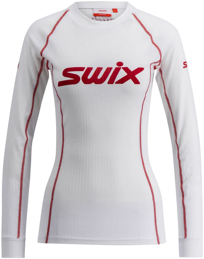 Bild 1 för Swix Racex Classic Long Sleeve W Bright White/Swix Red